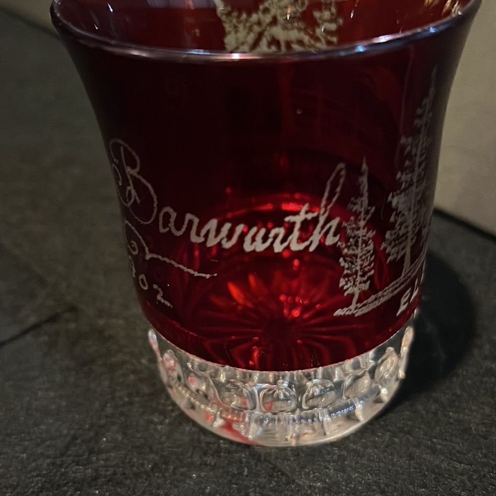 Beautiful Souvenir of Electric Park in KC, MO dated 1902. Cased Ruby Glass - Picture 3 of 7
